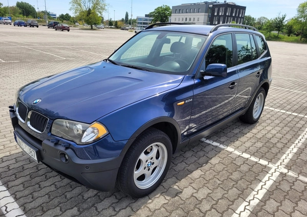 BMW X3 cena 24500 przebieg: 194000, rok produkcji 2005 z Wilamowice małe 211